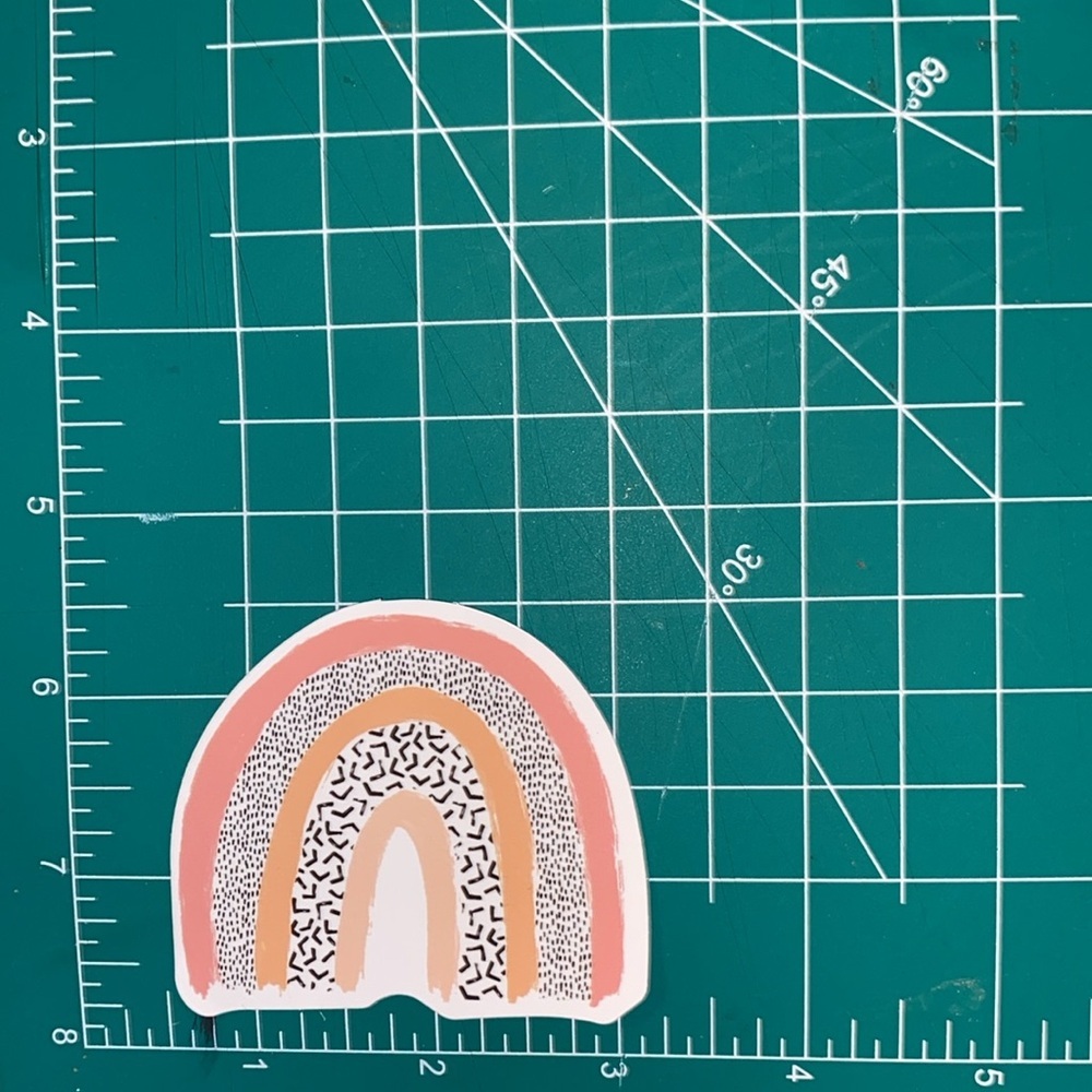 π20/$12π Colorful Rainbow Sticker - Picture 2 of 3
